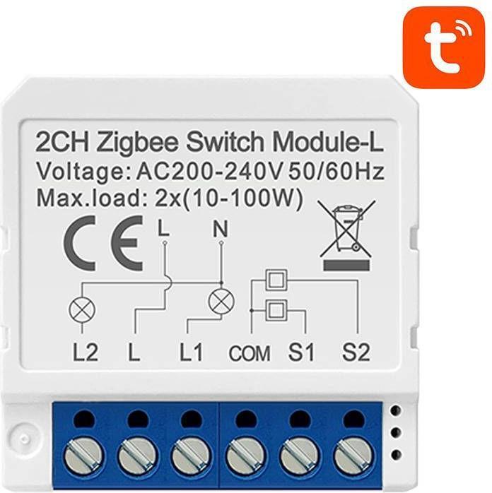Produktbild Avatto Smart Switch Module ZigBee LZWSM16-W2 No Neutral TUYA