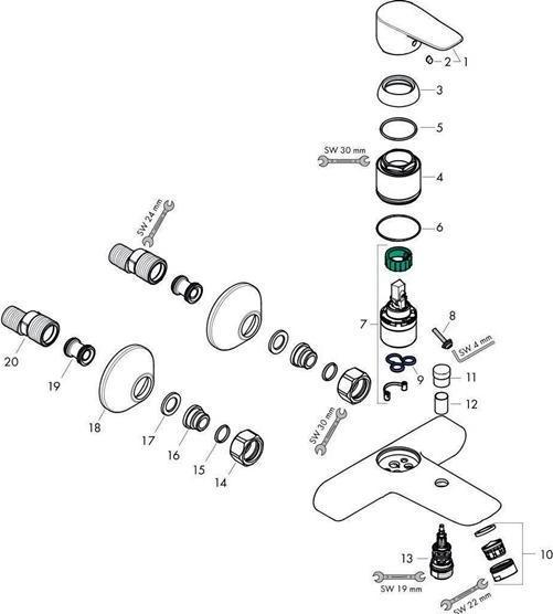 Immagine prodotto hansgrohe Talis E Cromo