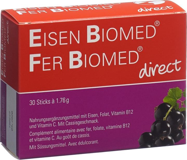 Produktbild Biomed Eisen Direct (30 Stück, Granulat, 83 g)