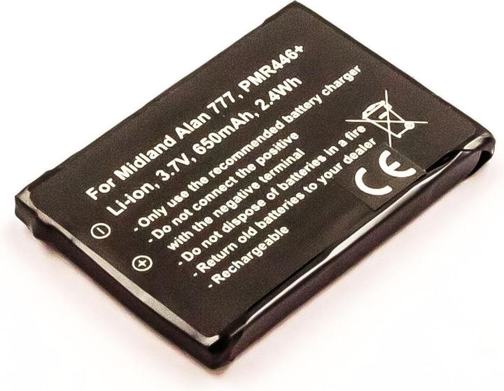 Actual product image AGI 78765 - Battery/Battery - Black - ALAN 777 - Lithium-Ion (Li-Ion) - 650 mAh - 3 (1 pcs., 650 mAh)