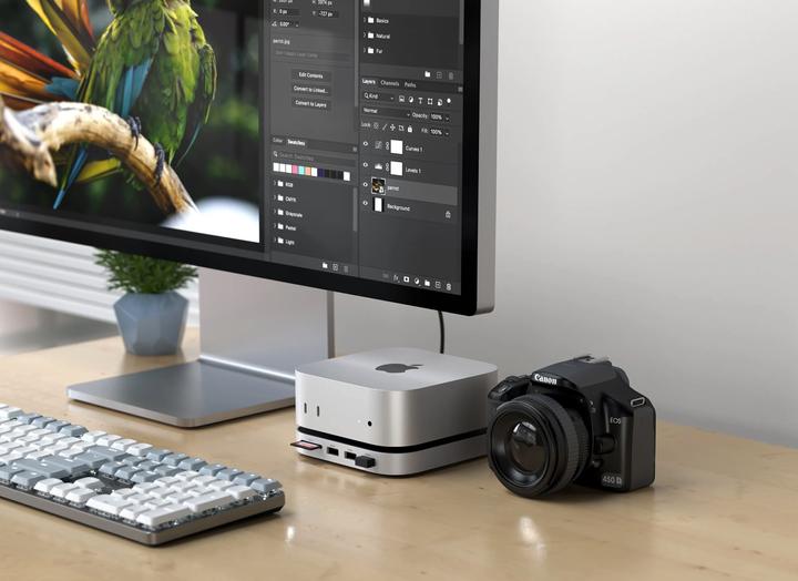 Produktbild Satechi Mac Mini M4 Stand & Hub with SSD Enclosure (USB-C, 5 Ports)