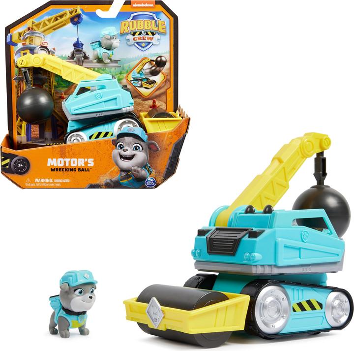 Actual product image Spin Master Wrecking ball construction vehicle engine
