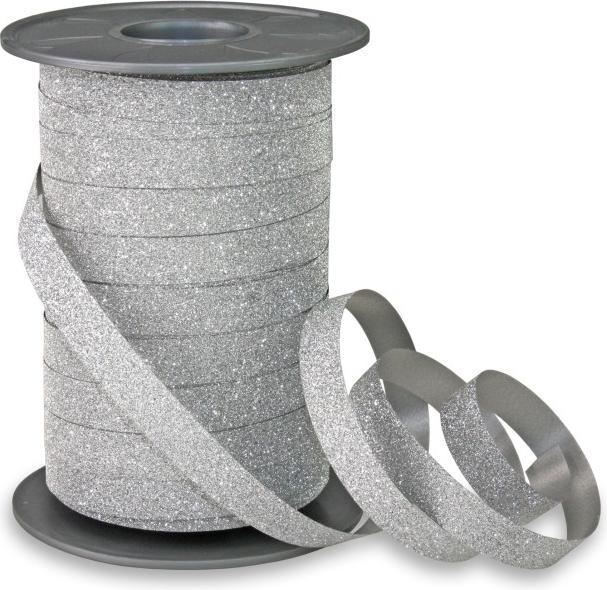 Image du produit Präsent N'Ruban cadeau GLITTER argent (Ruban, 1 x)