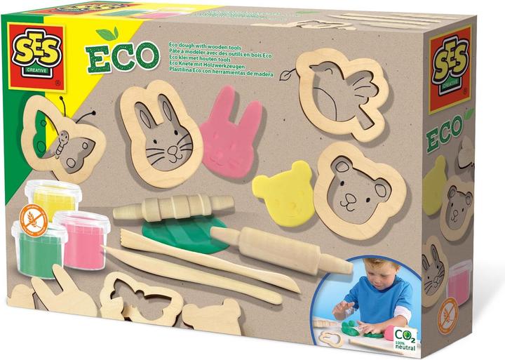 Actual product image Ses ECO Clay with wood tools