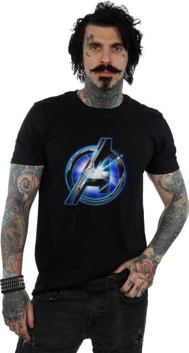 Image du produit - T-shirt AVENGERS ENDGAME GLOWING LOGO - Homme (XL)