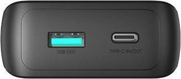 Immagine prodotto Joyroom Mini power bank da 30W 20000mAh con cavi integrati, USB-A e USB-C - Nero (10000 mAh, 30 W, 37 Wh)