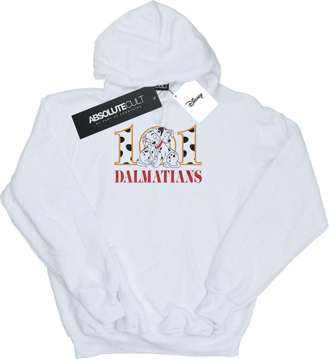 Actual product image Disney Mens 101 Dalmatians Puppy Hug Hoodie (L)