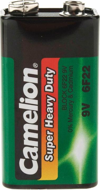 Actual product image Camelion 9V BlockZinc Carbon (1 pcs., 9V Block, 400 mAh)
