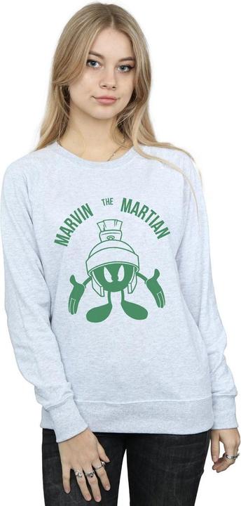 Image du produit Looney Tunes - Sweat MARVIN THE MARTIAN LARGE HEAD - Femme (XL)
