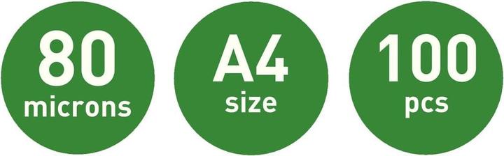 Actual product image Leitz Laminating foil (A4, 100 Piece, 80 µm)