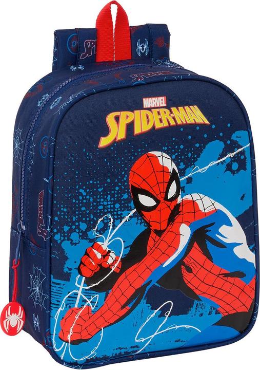Spiderman Kinderrucksack Spider-Man Neon Marineblau 22 x 27 x 10 cm