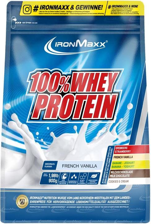 Actual product image IronMaxx Whey Protein (French vanilla, 1 pcs., 900 g)
