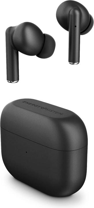 Energy Sistem Style 2 Kopfhörer True Wireless Stereo (TWS) im Ohr Calls/Music Bluetooth Schwarz (ANC, 5 h, Kabellos)