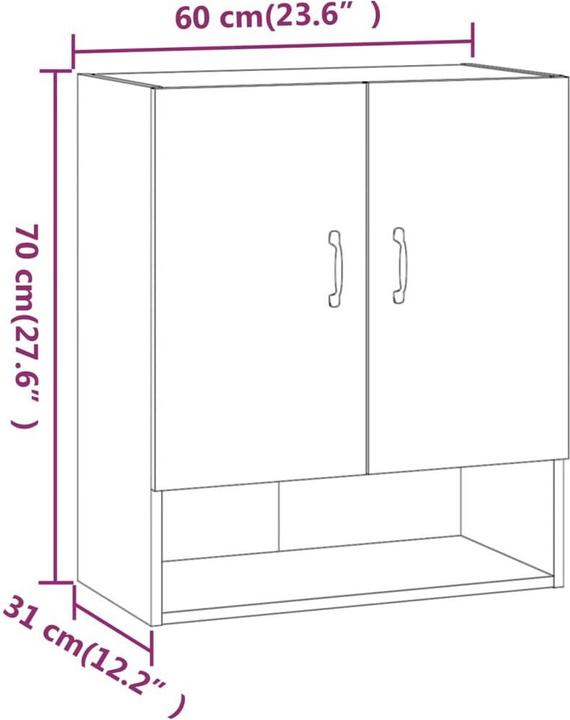 Immagine prodotto VidaXL Cora (60 x 31 x 70 cm)
