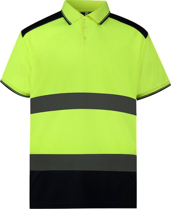 Actual product image Yoko Two-tone high visibility Polo shirt (L)