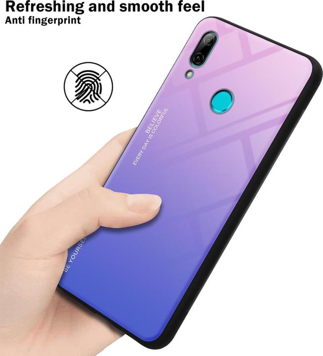 Productafbeelding Cadorabo TPU 2 kleuren glasdekking (Huawei P Smart (2019))