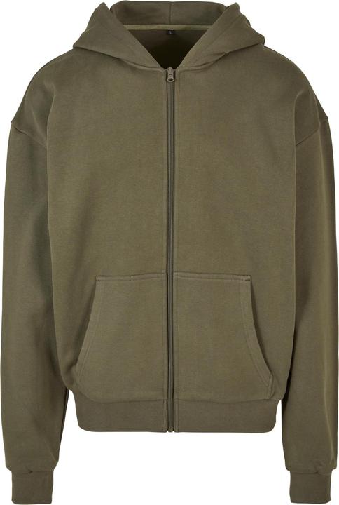 Build Your Brand Hoodie mit durchgehendem Reissverschluss UltraSchwer