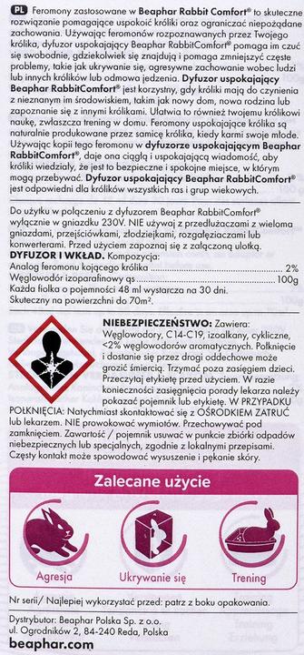 Image du produit beaphar Diffuseur de phéromones pour lapins - 48ml (Rongeur, 48 ml)