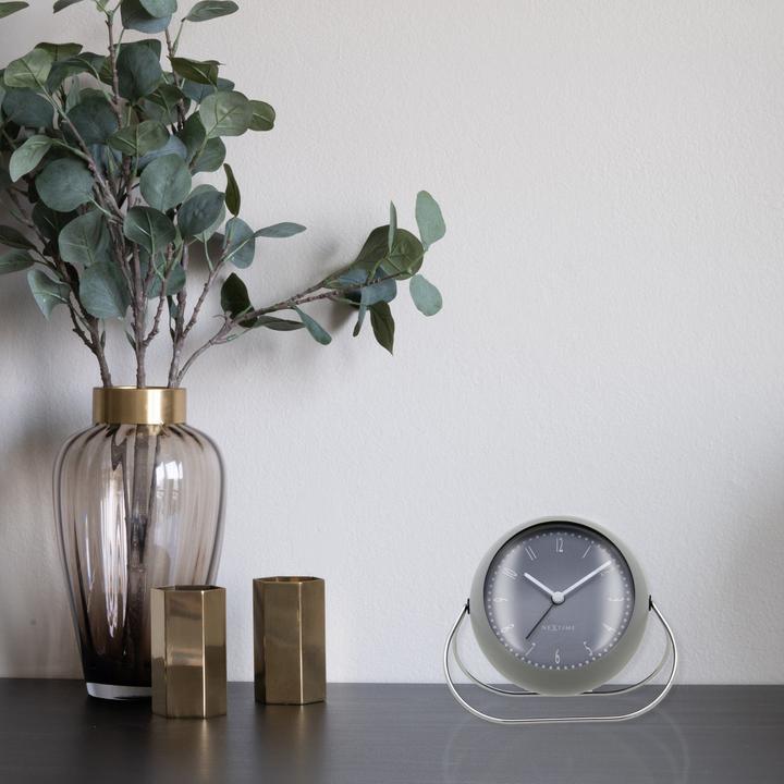 Produktbild Nextime Klassischer Wecker Bubble Grau, Funktionen: Alarm