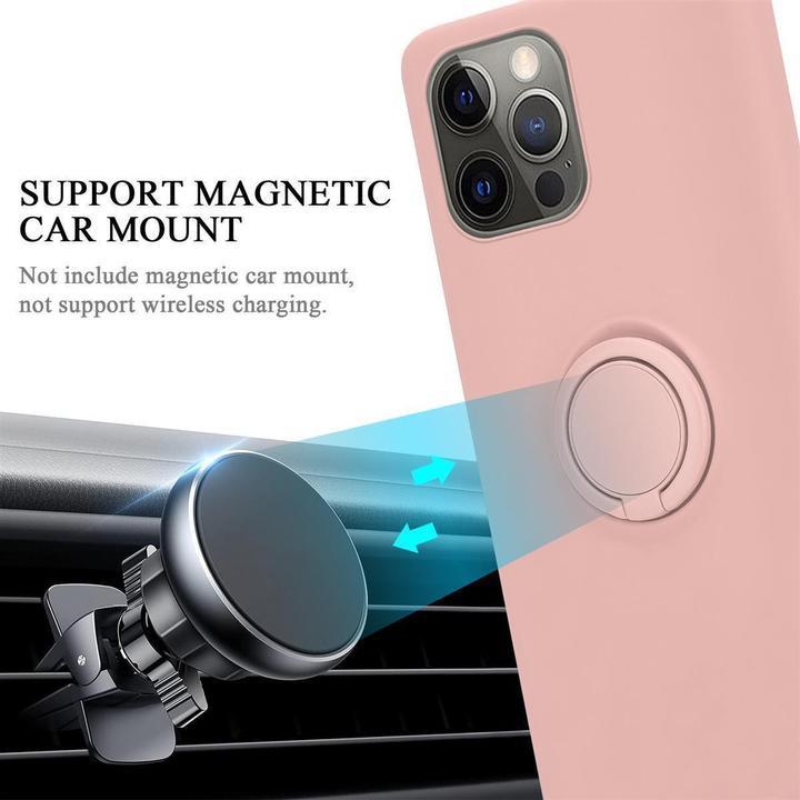 Actual product image Cadorabo TPU Liquid Ring Silicone Case Cover (Realme 12 Pro+, Apple iPhone 12)