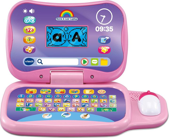 VTech Nl Game & Learn ordinateur portable rose (Néerlandais)