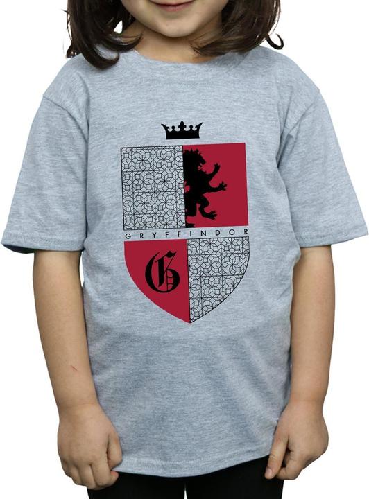 Actual product image Girls Gryffindor Shield Cotton T-Shirt (140, 146)