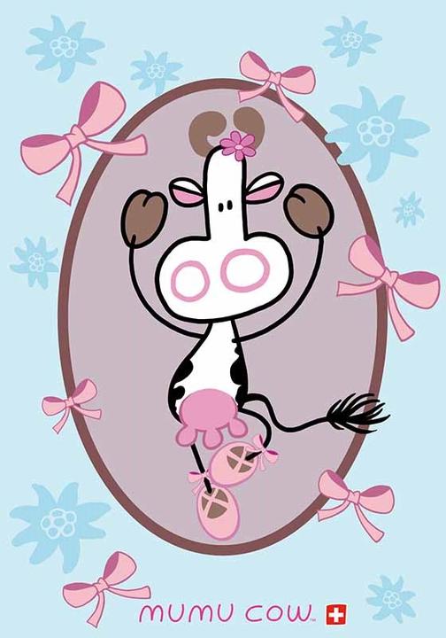 Actual product image Mumu Cow Carte postale danseuse