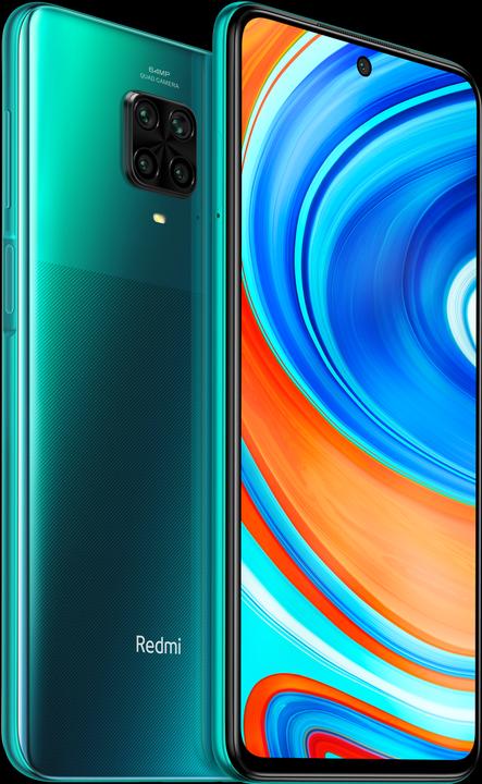 Xiaomi Redmi Note 9 Pro (64 GB, Tropical Green, 6.67", Dual SIM + SD, 64 Mpx, 4G)
