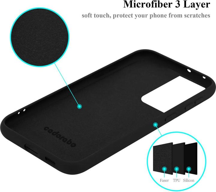 Immagine prodotto Cadorabo Copertura della cassa del silicone liquido TPU (Samsung Galaxy S21 Ultra)