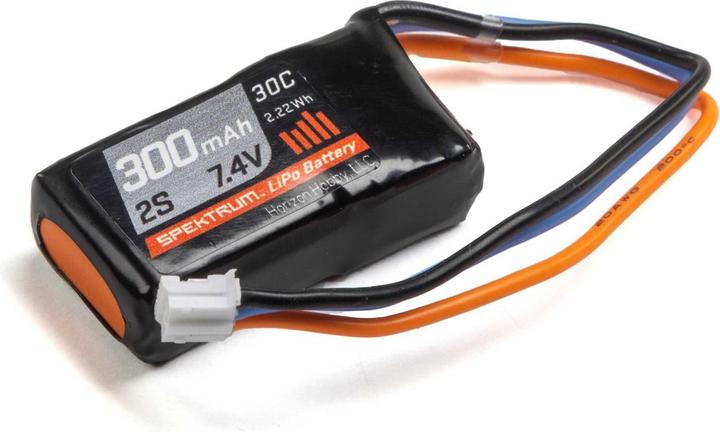 Actual product image 300mAh 2S 7.4V 30C LiPo Battery PH Connector (7.40 V, 300 mAh)