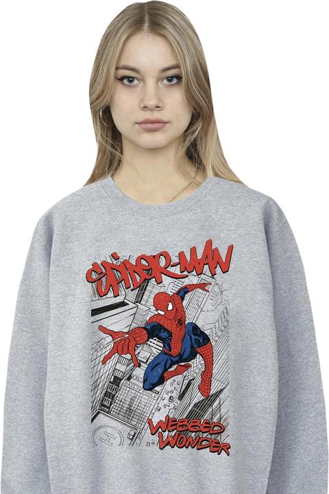 Produktbild SpiderMan Sketch City Sweatshirt (S)