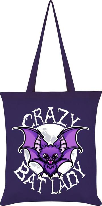 Actual product image Grindstore Carrier Bag Crazy Bat Lady