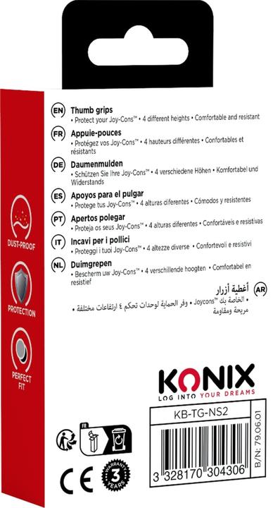 Produktbild Konix Thumb Grips (Switch 2)