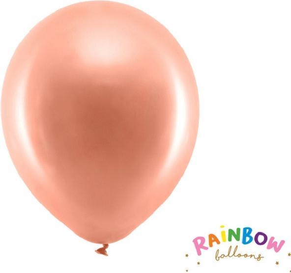 Actual product image Partydeco Balloons Rose Gold Metallised