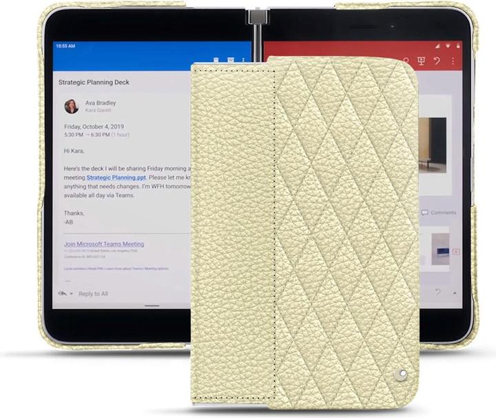 Actual product image Noreve Leather cover (Microsoft Surface Duo)