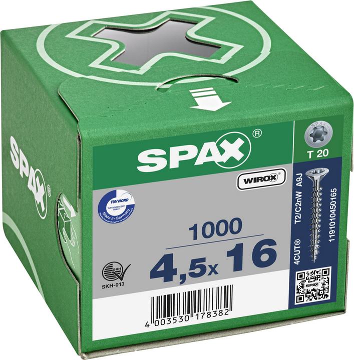 Image du produit Spax Vis pour panneaux agglomérés (1000 Vis par pièce)