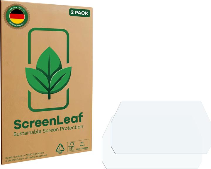 ScreenLeaf Schutzfolie nachhaltiger Displayschutz Display Schutz Folie Klar Transparent