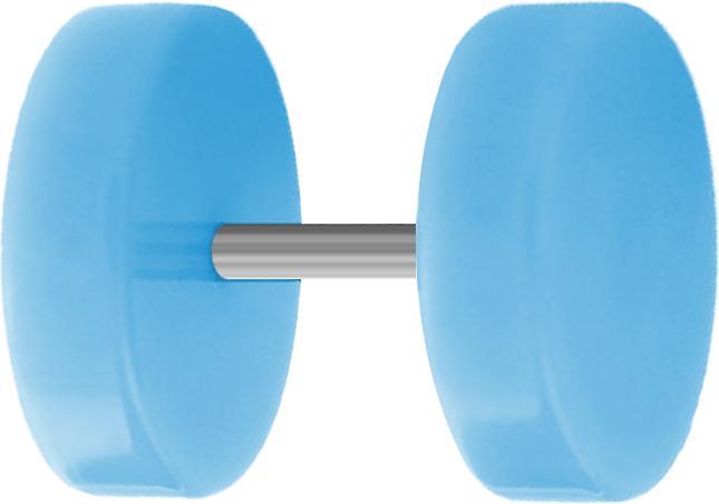Immagine prodotto Star Piercing Finta spina blu chiaro (senza ottone, Acrilico)