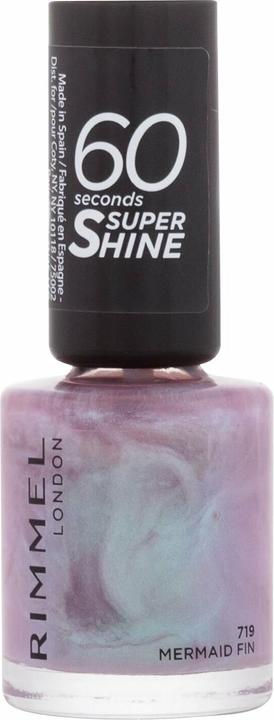 Produktbild Rimmel London Rimmel - 60 Seconds Super Shine - Nail polish 8 ml - (Mermaid Fin, Farblack)