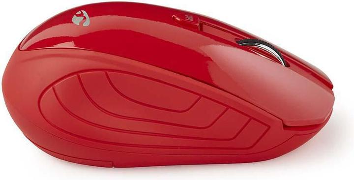 Immagine prodotto Nedis Mouse Wireless 800/1200 / 1600 DPI DPI regolabile Numero di pulsanti: 3 Ambidestro Rosso (Senza fili)