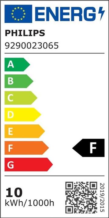 Energie-Label Philips Birne (E27, 10 W, 1055 lm, 3 x, F)