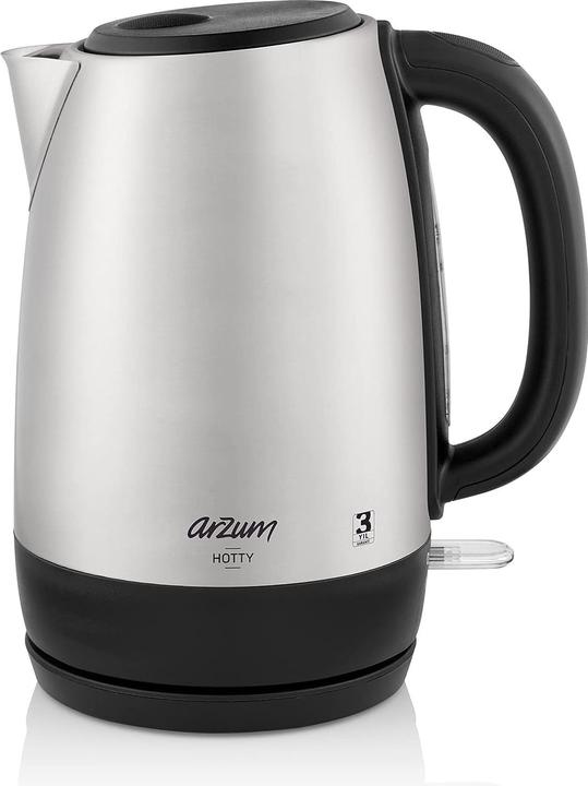 Image du produit Arzum AR3074 Bouilloire sans fil, protection contre la surchauffe Inox (1.70 l)
