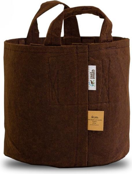 Image du produit Root Pouch Boxer 78L Brown avec poignées 250g/m2 3pcs