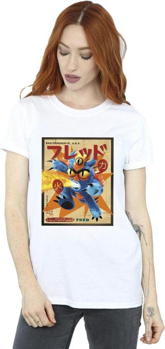 Produktbild Disney Big Hero 6 Baymax Fred Newspaper TShirt (M)