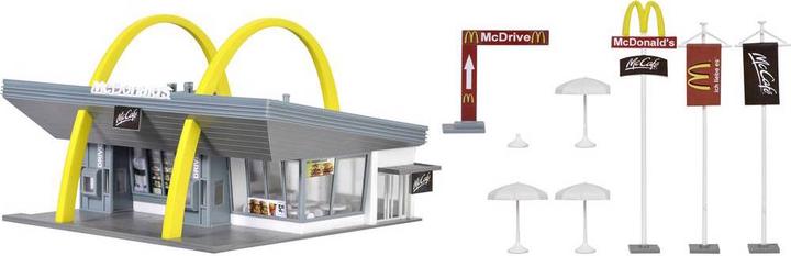 Produktbild Vollmer H0 McDonald's Schnellrestaurant mit McDrive