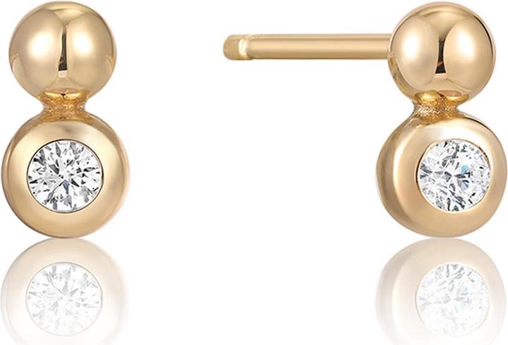 Ania Haie Ohrstecker Spaced Out E045-01G-CZ (Plata Esterlina 925)