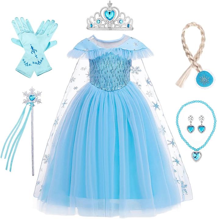 Lobty ELSA Prinzessinnenkleid (120 B)