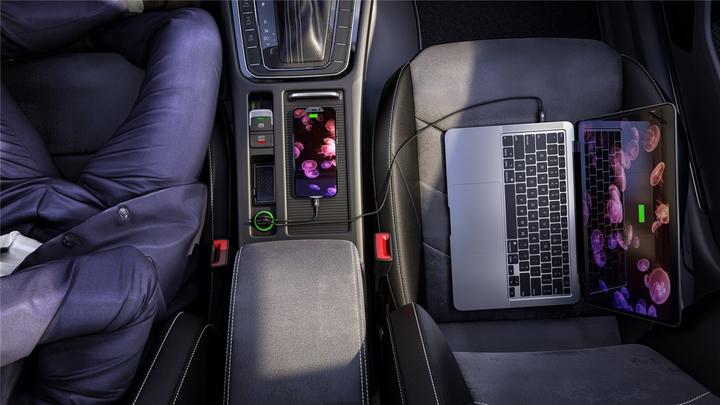 Produktbild Goobay Dual USB Auto Schnellladegerät