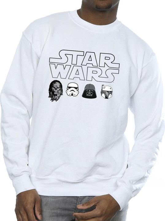 Produktbild Star Wars Character Heads Sweatshirt (L)