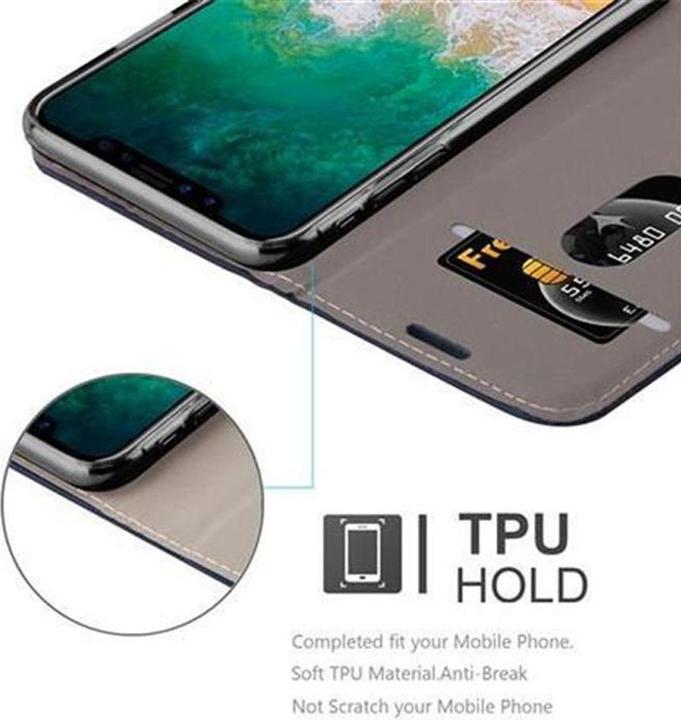 Actual product image Cadorabo Book Jeans Optics Cover (Apple iPhone X)